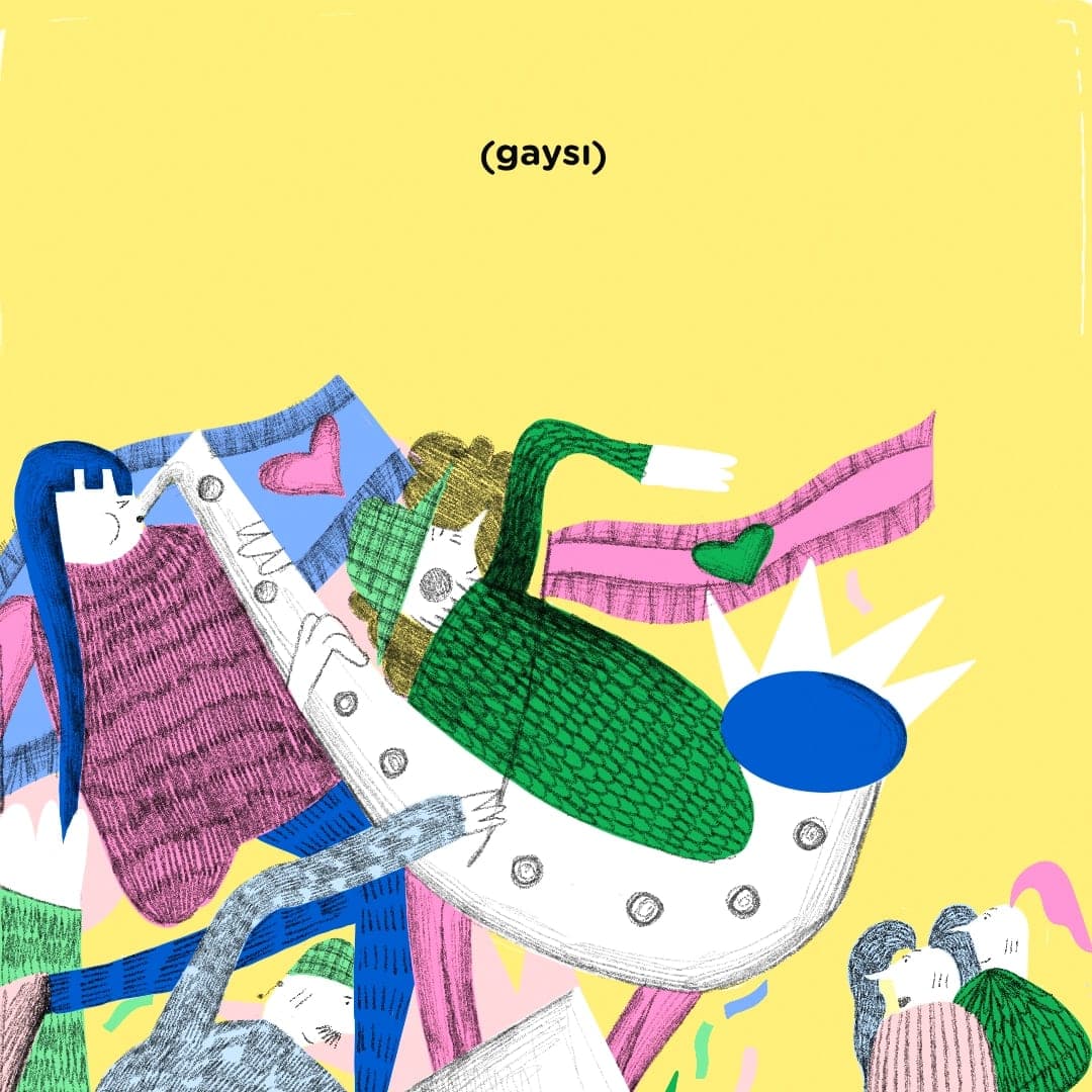Editorial illustration for Gaysi Media, "sappy ch4"